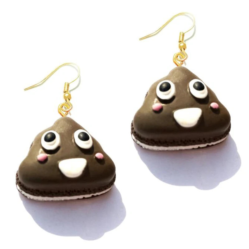 Earring For Women Resin Drop Custom Made Handmade Cute Girls Sweet Gift Cookies Macaron Cake Food Donuts