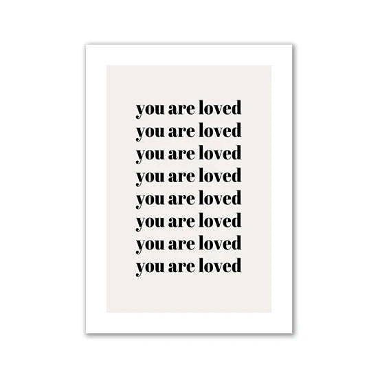 Nordic Motivational Text Art Posters and Prints Letters Canvas Painting Wall Art for Room Decoration Bedroom Home Wall Decor Namahfad
