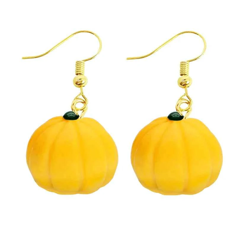 Women Earring Resin Drop Funny Custom Cute Girls Gift Eardrop Kids Food Cookies Ice Cream Bread Avocado Popcorn Chocolate