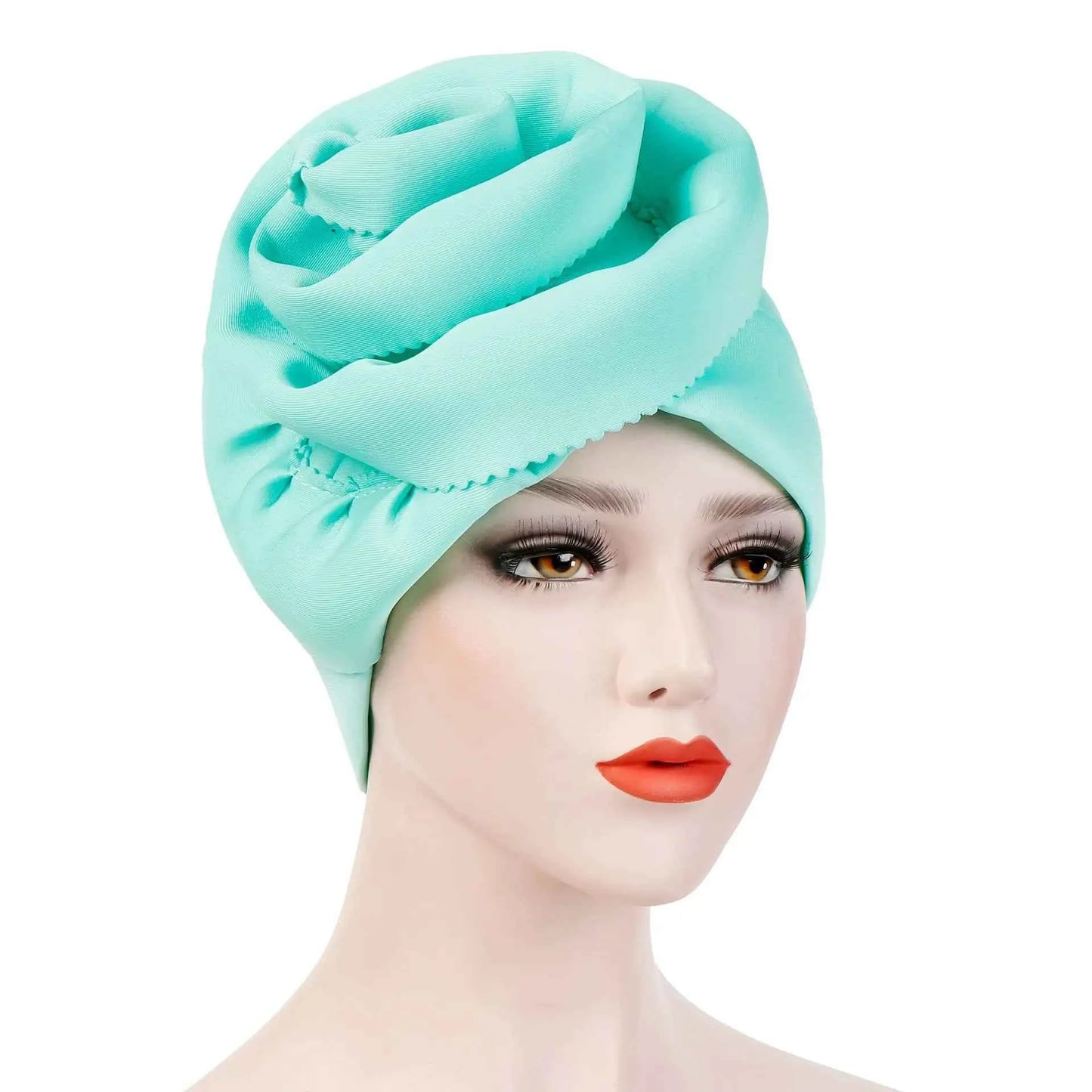 Luxury Cotton Turban Headwrap Women Muslim Hijab Hair Accessories Hijab Caps Muslim Girl Hijab