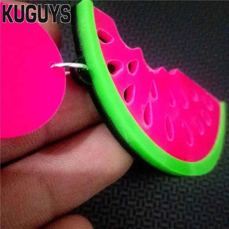 KUGUYS Fashion Women Acrylic Watermelon Drop Earrings Summer Jewelry Lovely Gift Music Festival Party Accessories
