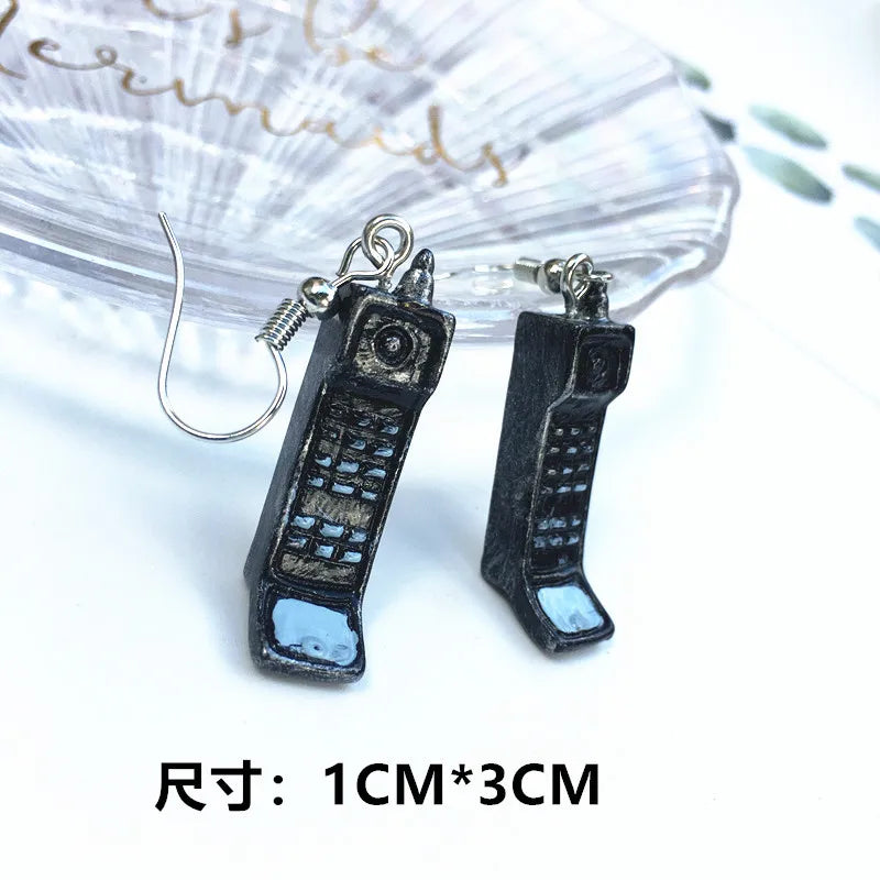 Women Earring Made Cute Girls Eardrop Funny Gift Sweet Handmade Cartoons Mini Fruit Drink Ham Sausage Toothpaste Shampoo