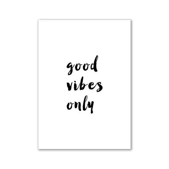 Canvas Painting Quotes Letters Wall Art Kitchen Posters and Prints Ofiice Black and White Wall Pictures for Living Room Namahfad