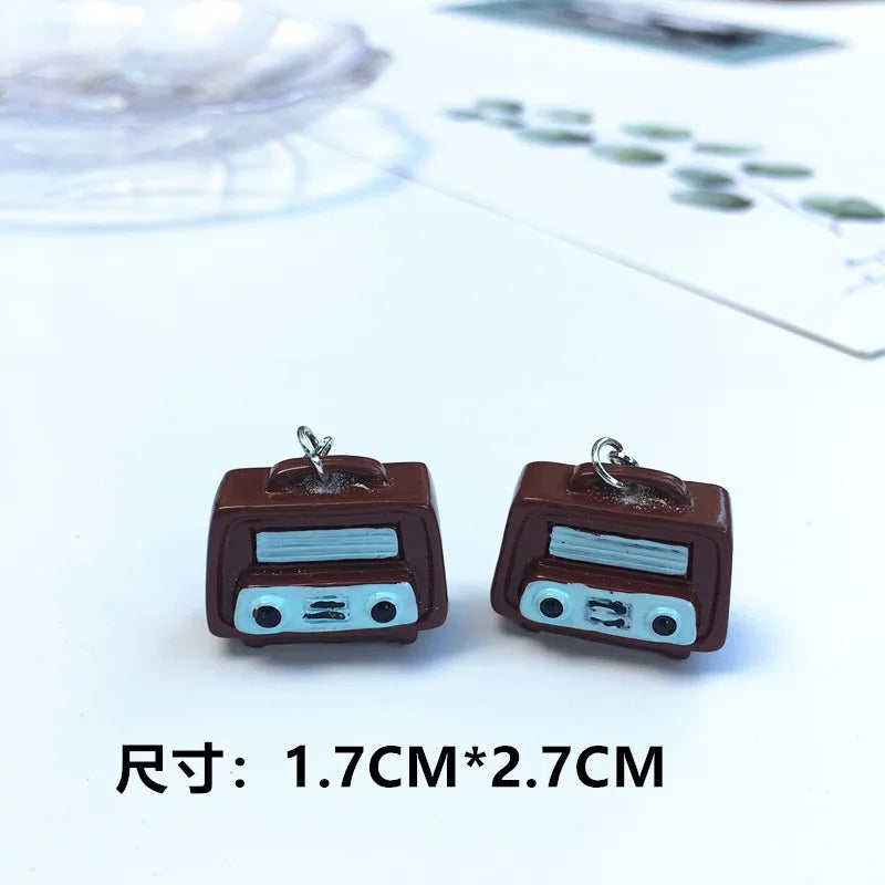 Women Earring Made Cute Girls Eardrop Funny Gift Sweet Handmade Cartoons Mini Fruit Drink Ham Sausage Toothpaste Shampoo