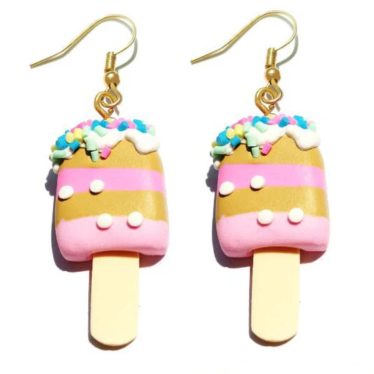 Women Earring Resin Drop Funny Custom Cute Girls Gift Eardrop Kids Food Cookies Ice Cream Bread Avocado Popcorn Chocolate