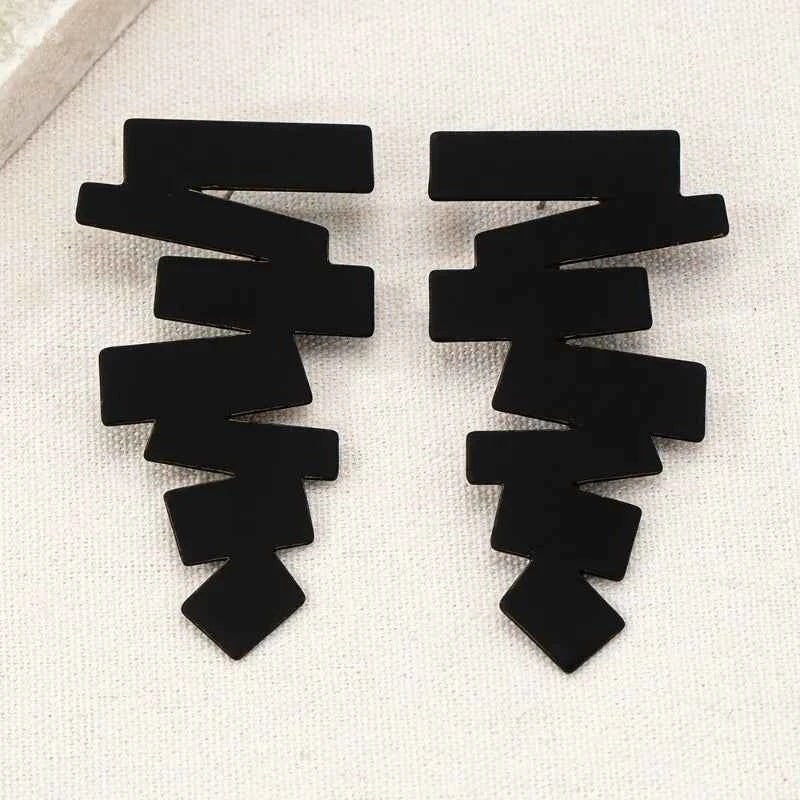 Stud Earrings for Women Personalized Geometric Irregular Ear Accessories Fashion Jewelry Holiday Party Gift OL DE059