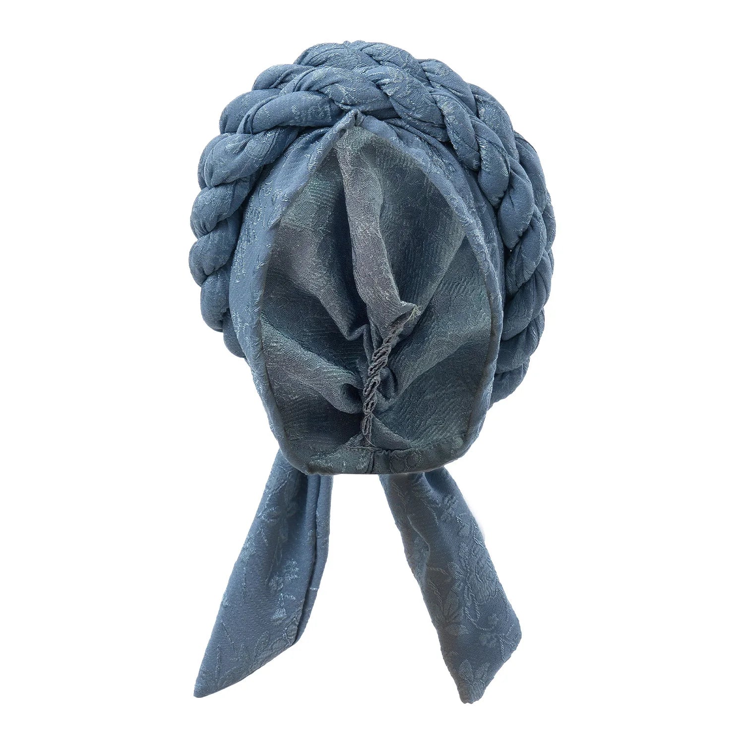 Solid Color Double Braids Turban Caps for Women Fashion Women Muslim Wrap Head Bonnet Headwear Braid Hat Turbante Mujer - NamafadStore