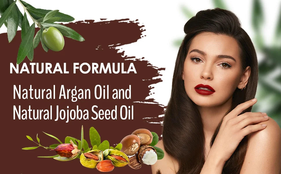 100ml Natural Argan Oil Hair Serum Repair Strengthening Moisturize Shiny Hair Healthy Scalps Treatment Care Conditioner - NamafadStore
