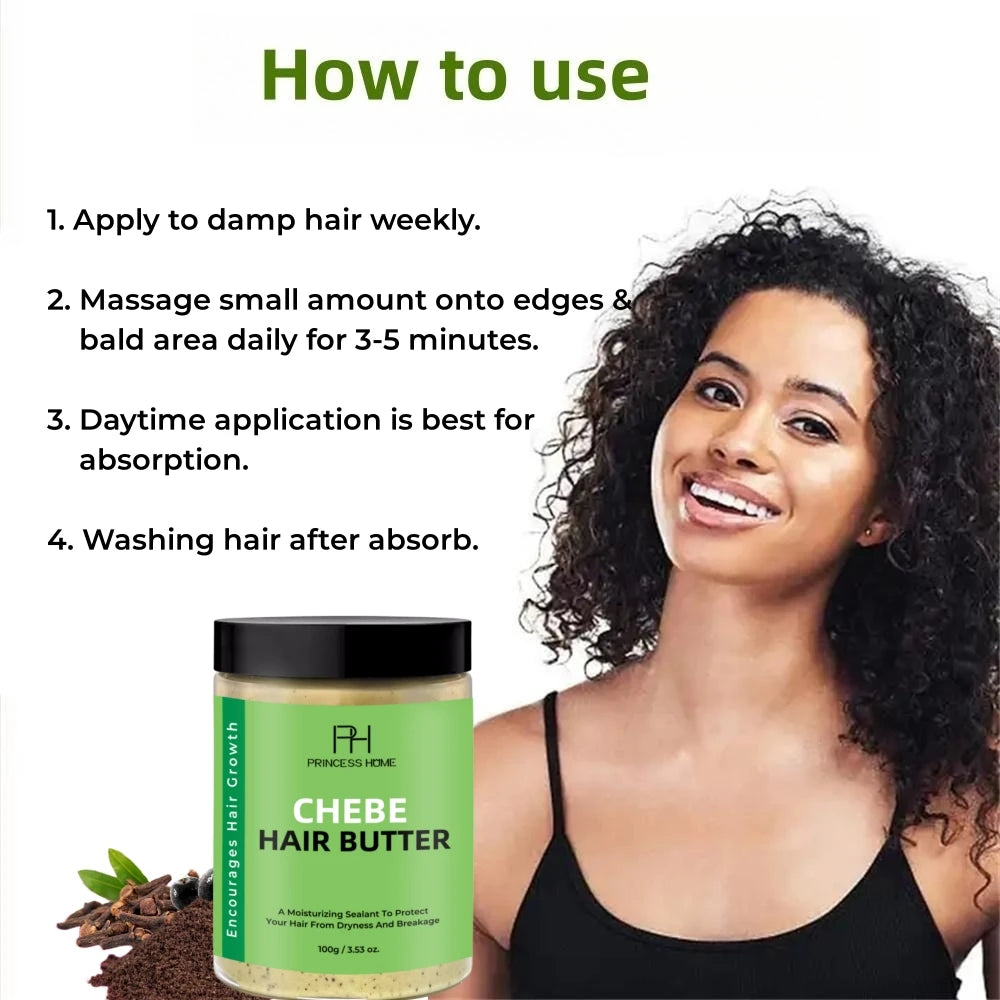 Private Label Chebe Butter for Deep Nourishes Hair Follicle Healthy Growth Repair Damaged Hair Oil Wholesale Chebe Powder 100g - NamafadStore