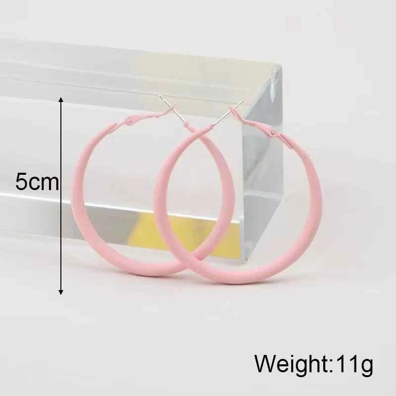 Pink Color Dangle Earrings for Women Korean Fashion Flower Long Hanging Earrings Butterfly Heart Pendants Twist Drop Earrings