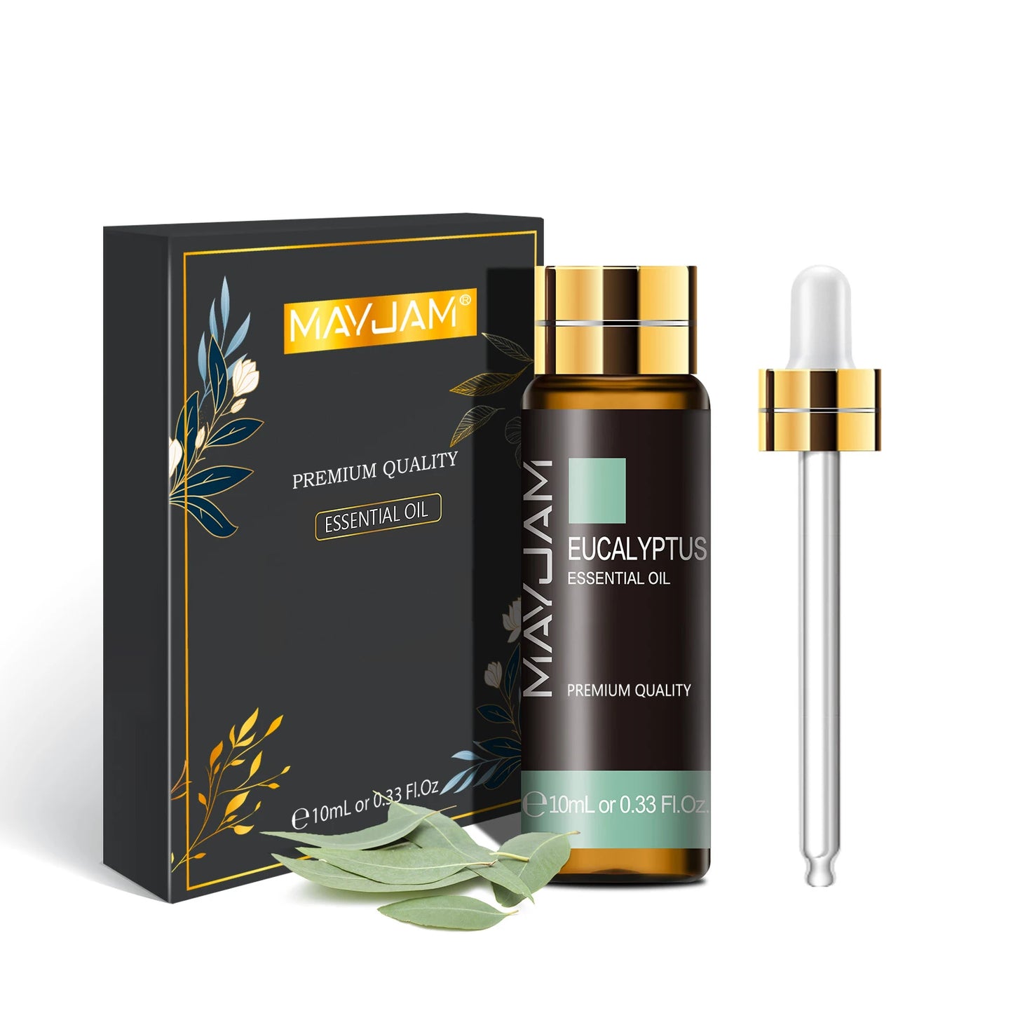 MAYJAM 10ml Pure Essential Oil Lavender Eucalyptus Vanilla Sandalwood Jasmine Bergamot Lemongrass Cinnamon Grapefruit 1pc - NamafadStore