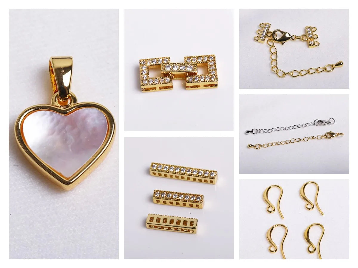 18K Real Gold Plated Earwires,Earring Fixtures,DIY Women's Earrings Jewelry Making Accessories,Luxury Earring Hooks Clasps