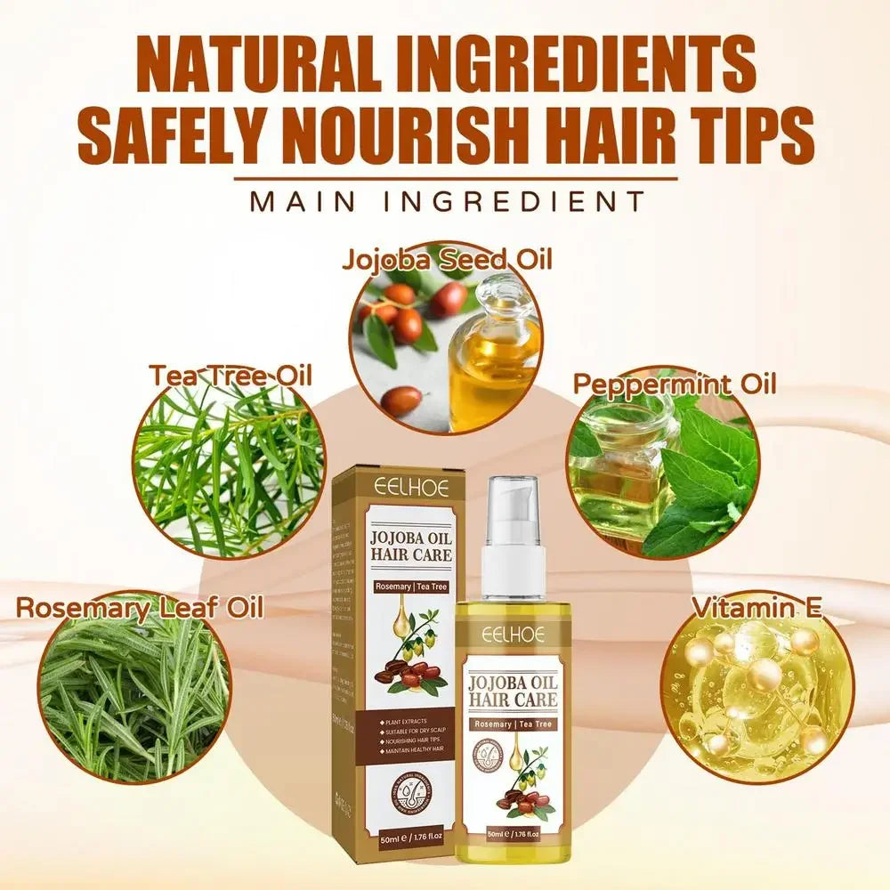 Jojoba Oil Smoothing Rosemary Oil Smoothen Split Ends Hair Care Hair Repair Oil For  Care And Growth To Prevent Loss