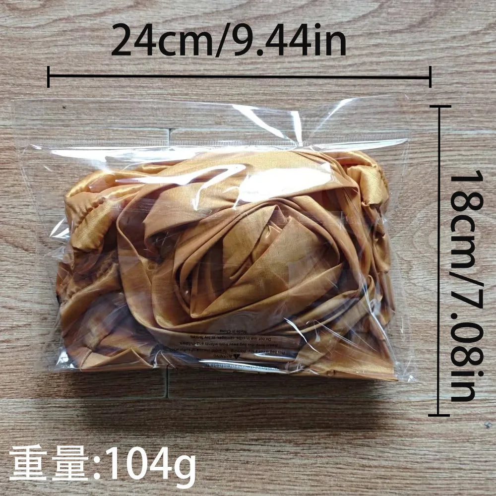 Women Party Turban Big Flower Head Wrap Chemo Cap Nigeria Wedding Headwear Muslim Hijab Bonnet Headscarf Skullies Turbante Mujer