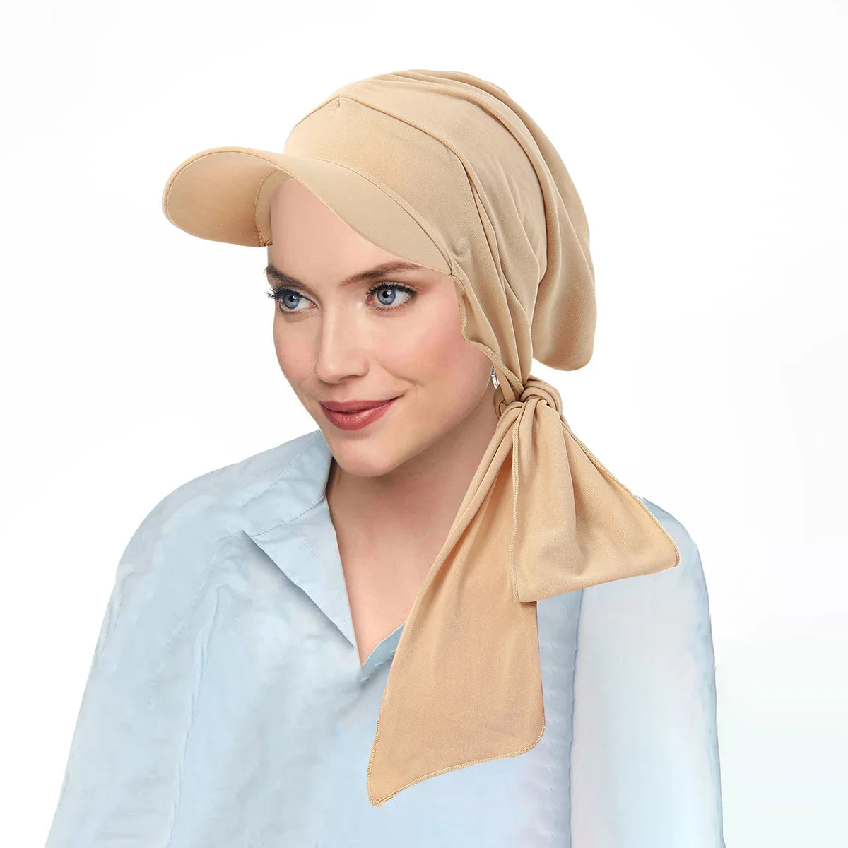 Fashion Muslim Floral Print Hijab Turban Hat for Women Visor Baseball Cap Sun Hats Headscarf Scarf Brim Femme Scarves Bandanas