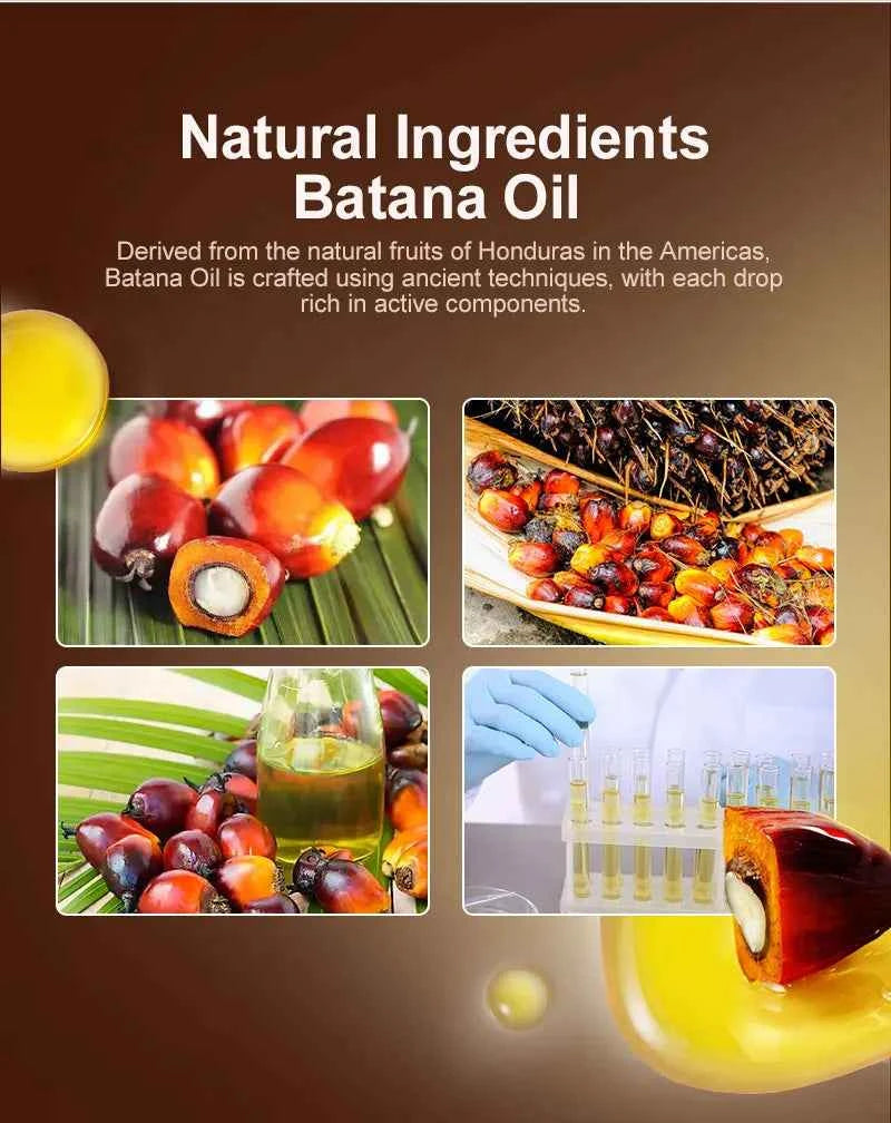 PURC Hair Mask Batana Oil Smoothing Straightening Repair Damaged Hair Anti-Frizz Nourish Shine Hair Treatment Hair Care Products