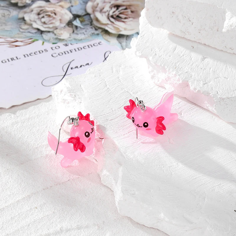 Resin Marine Animal Octopus Whale Drop Earrings For Women Gift New Cute Creative Funny Shark Sea Lion Pendant Eardrop Jewelry