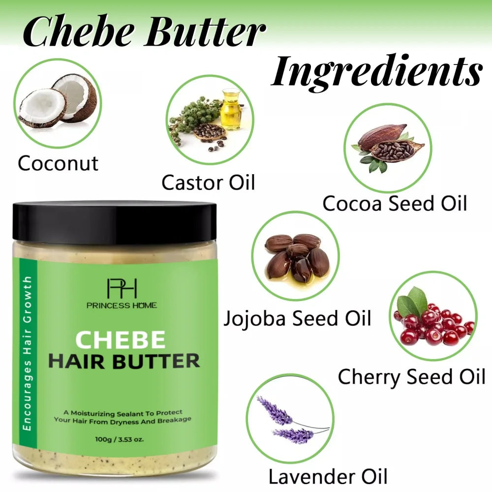 Private Label Chebe Butter for Deep Nourishes Hair Follicle Healthy Growth Repair Damaged Hair Oil Wholesale Chebe Powder 100g - NamafadStore