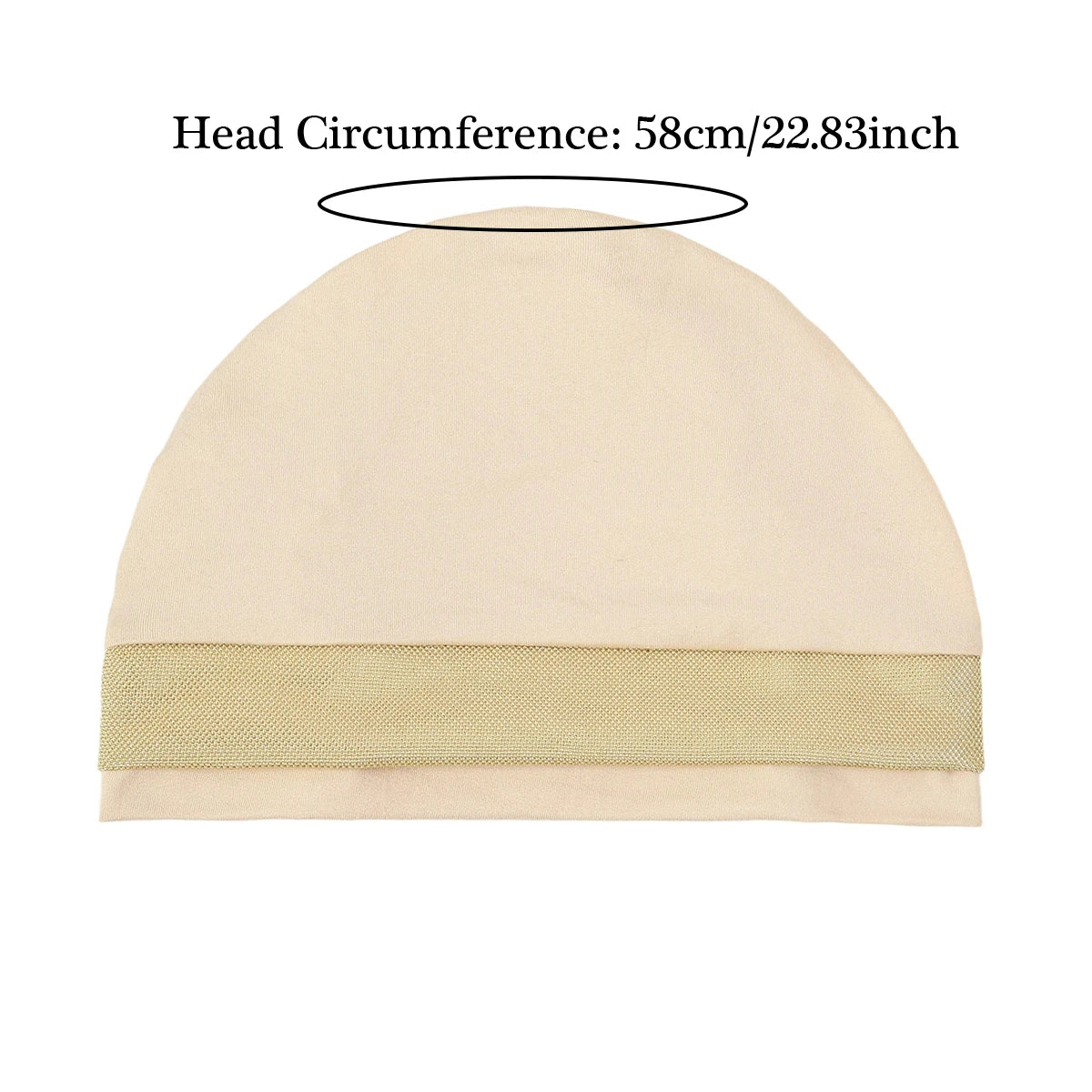 2025 New Muslim Hijab Women Scarf Hair Accessories Soft Elastic Cloth Hat Head Cover Wide Night Sleep Bonnet Hijabs for Girl