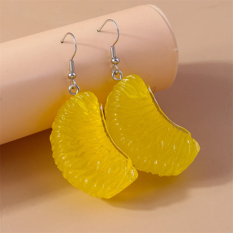 Sweet Food Cake Drop Earrings for Women Girls Party Holiday Jewelry Gifts