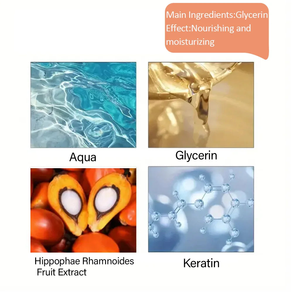 Magic Red Batana Oil Hair Mask 10 Seconds Fast Repair Hair Desiccation Damage Hair Mask Treatment Hair Shiny Hair Care - NamafadStore