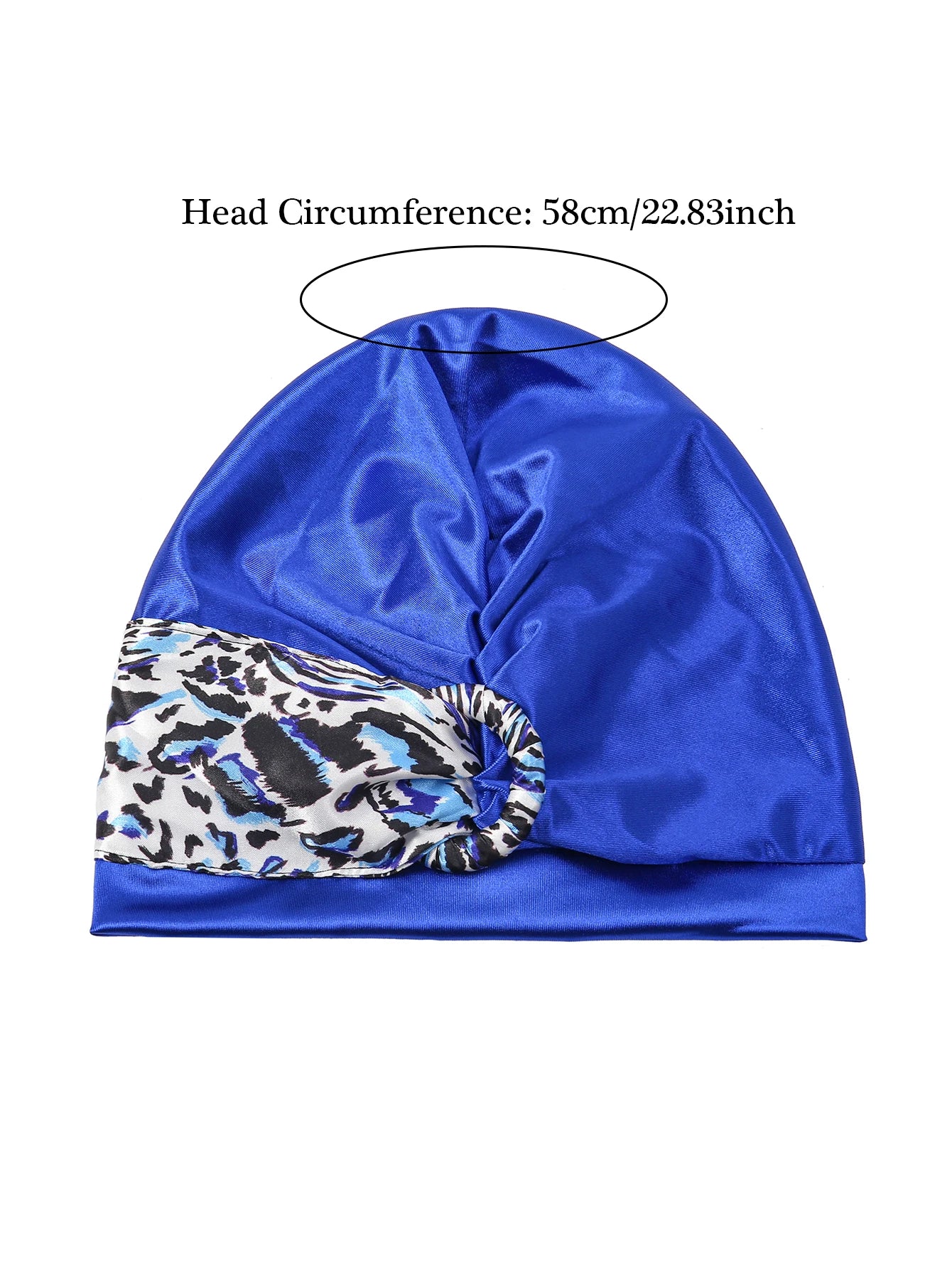 New Leopard Women Print Muslim Turban Scarf Braid Hijabs Headwear Arab Wrap Head Scarf Hair Accessories Hat - NamafadStore