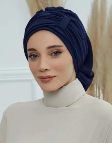 Muslim Solid Instant Turban Hat Hijab Women Caps Islamic Bandana Bonnet Fashion - NamafadStore