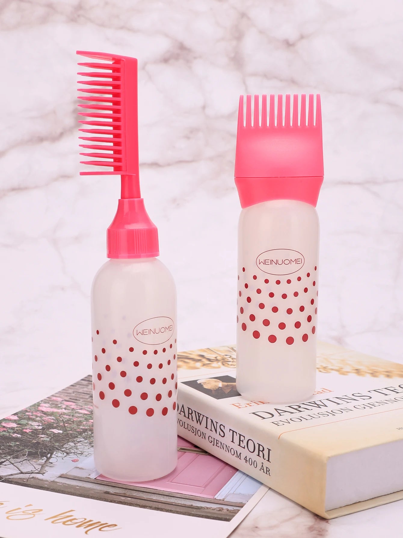 Salon Hairdressing Coloring Set Barbershop Dyeing Comb Bottle Empty Applicator Professional Hairdresser Styling Dye Supplies
