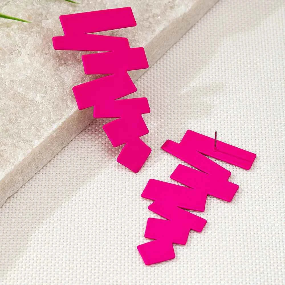 Stud Earrings for Women Personalized Geometric Irregular Ear Accessories Fashion Jewelry Holiday Party Gift OL DE059