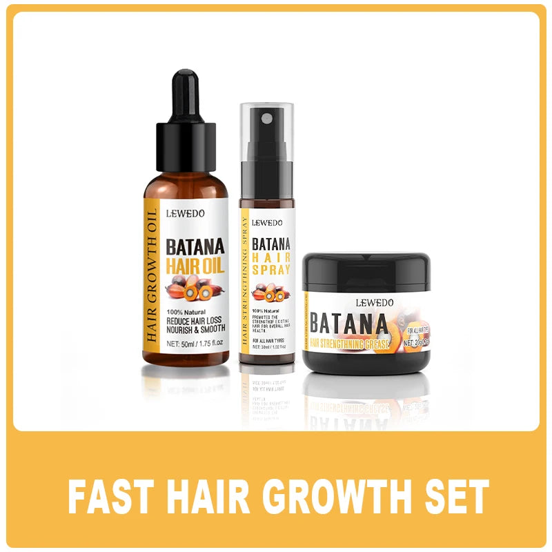Pure Batana Hair Care Oil Thickening Spray Batana Hair Growth Spray 30ml Moisturizing Strengthens Hair Prevents Hair Loss Mask - NamafadStore