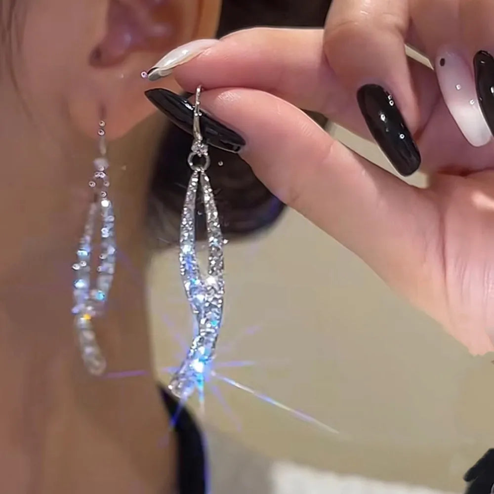 Korean Fashion Butterfly Earrings Earrings for Women Pink Opal Dangle Earrings Valentines Day Anniversary Birthday Jewelry Gift