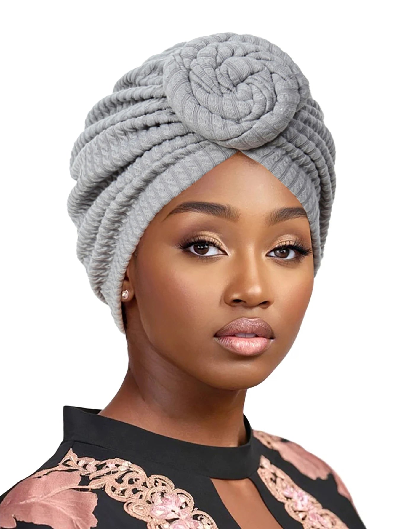 Fashion Women Turban Hijab Hats African Head Wraps Soft Elastic Muslim Hats Breathable Chemo Cap For Women Girls - NamafadStore