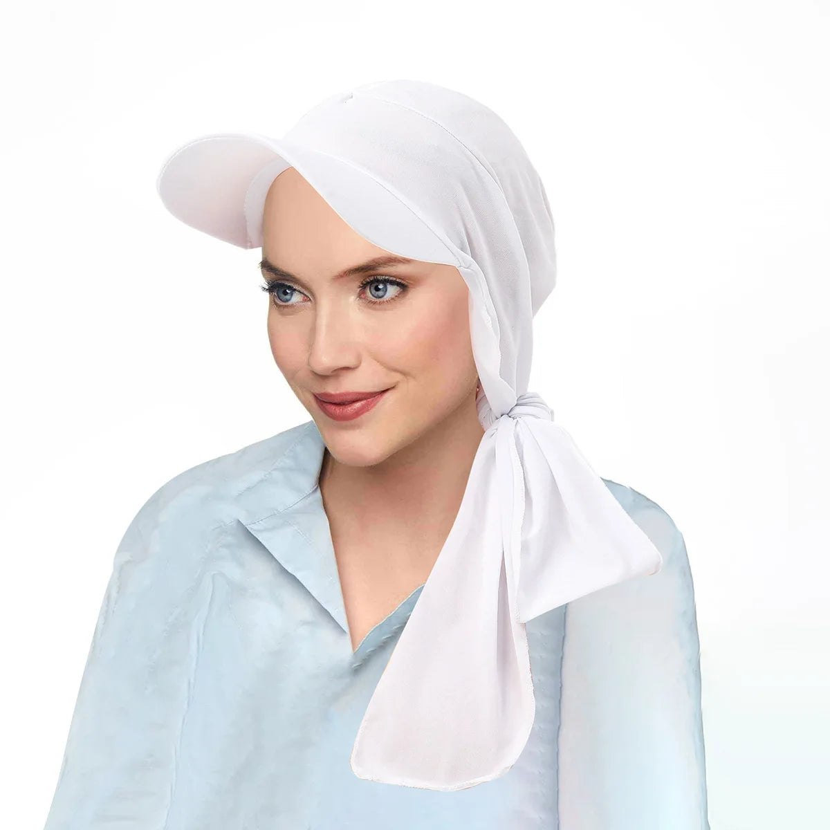 Fashion Muslim Floral Print Hijab Turban Hat for Women Visor Baseball Cap Sun Hats Headscarf Scarf Brim Femme Scarves Bandanas