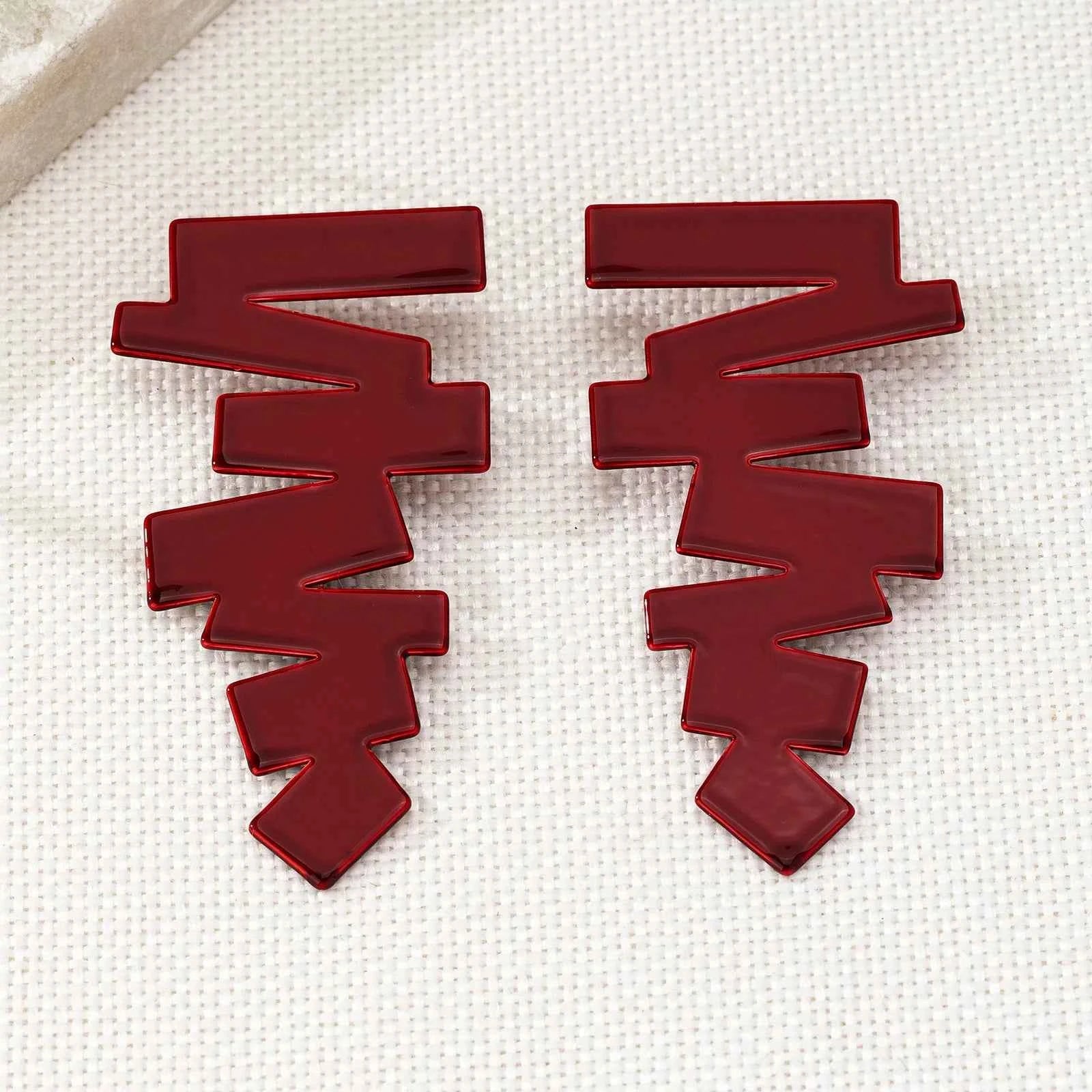 Stud Earrings for Women Personalized Geometric Irregular Ear Accessories Fashion Jewelry Holiday Party Gift OL DE059