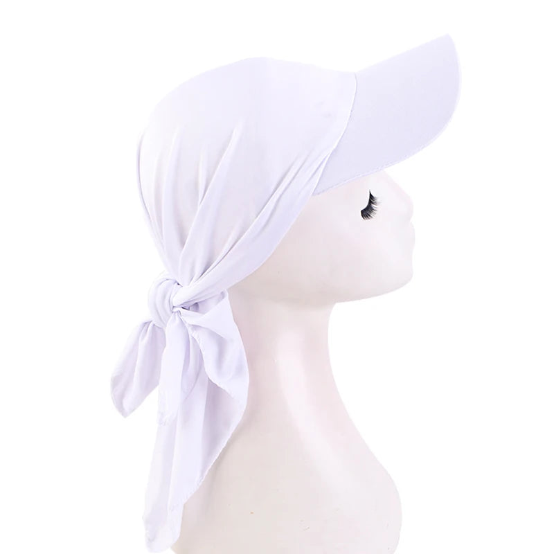 New Instant Hijabs Hijab Cap for Women Bonnet Voile Muslim Sun Hats Scarf Wrap Baseball Caps Bandana Hijab Bonnet Turban - NamafadStore