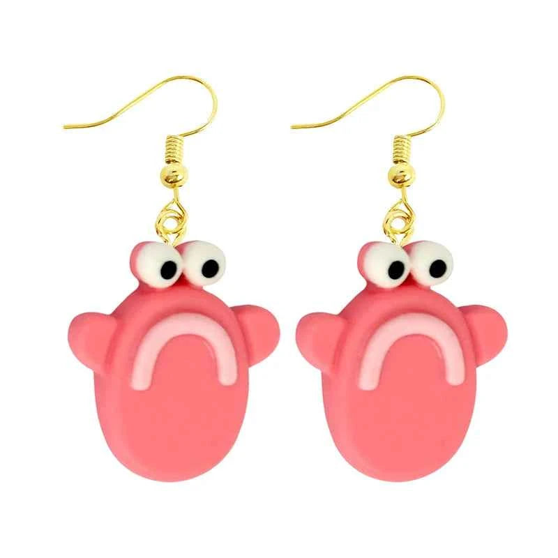 Earring For Women Resin Drop Funny Custom Cute Girls Gift Eardrop Kids Animal Duck Rabbit Flamingo Bird Jellyfish Cat