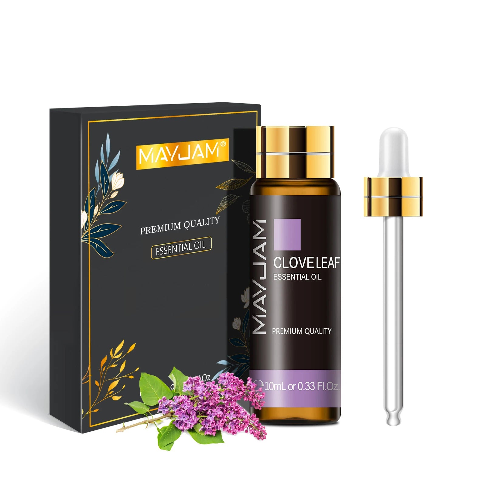 MAYJAM 10ml Pure Essential Oil Lavender Eucalyptus Vanilla Sandalwood Jasmine Bergamot Lemongrass Cinnamon Grapefruit 1pc - NamafadStore