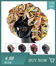 Women Satin Bonnet Fashion Double Layer Silky Big Bonnet for Lady Sleep Cap Head Wrap Hair Styling Accessories