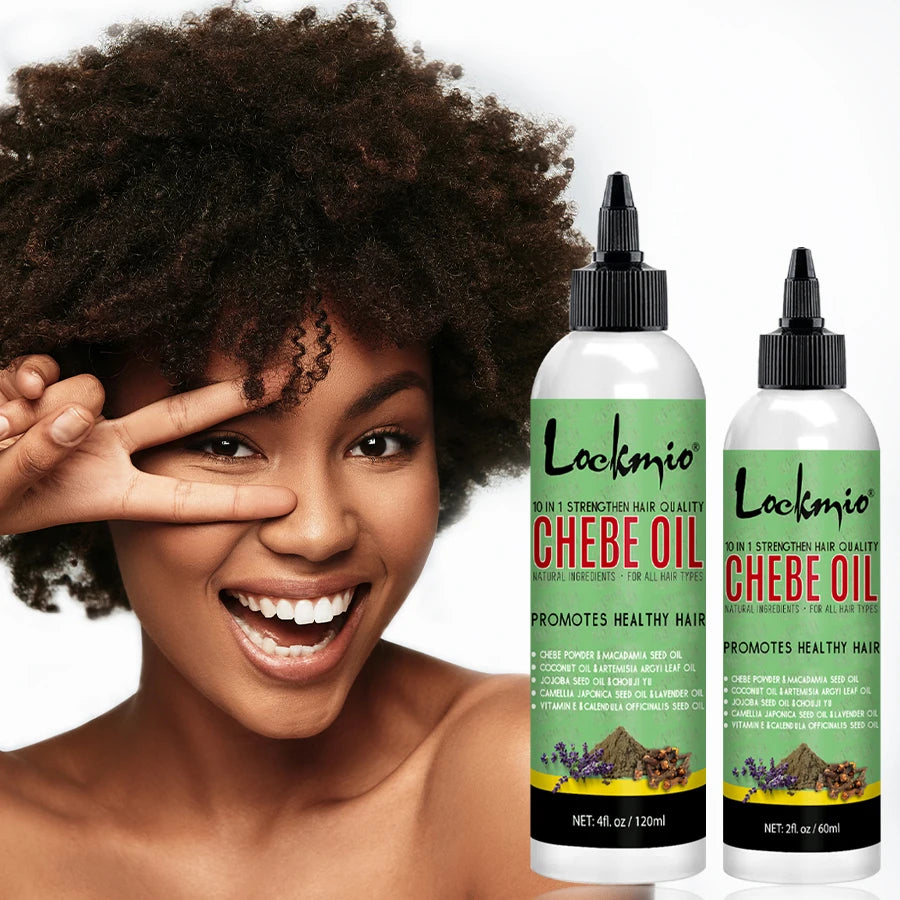 LOCKMIO Chebe Hair Oil for Scalp Soothing Nourishing Roots Hair Care Products for Men and Women Chebe Moisturizing Conditioner - NamafadStore