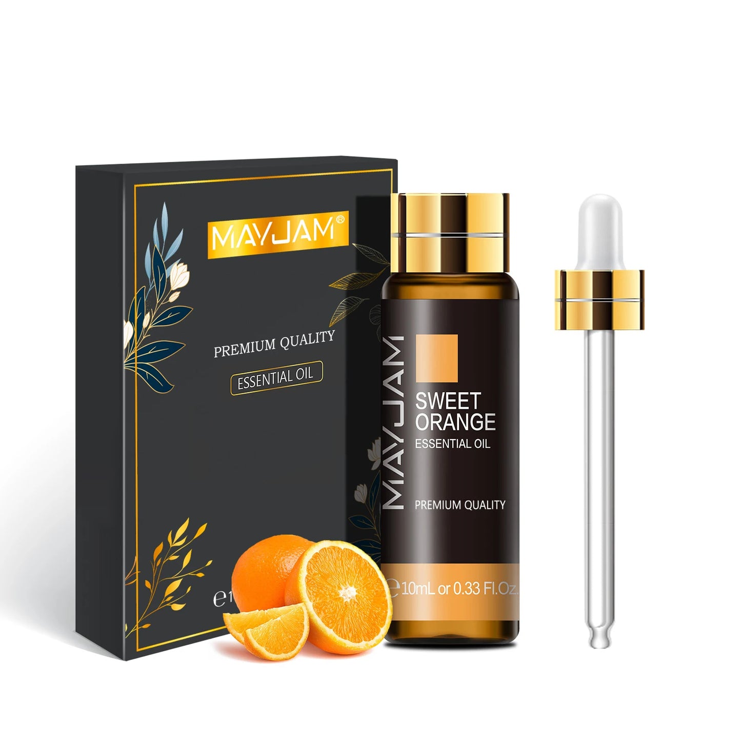 MAYJAM 10ml Pure Essential Oil Lavender Eucalyptus Vanilla Sandalwood Jasmine Bergamot Lemongrass Cinnamon Grapefruit 1pc - NamafadStore