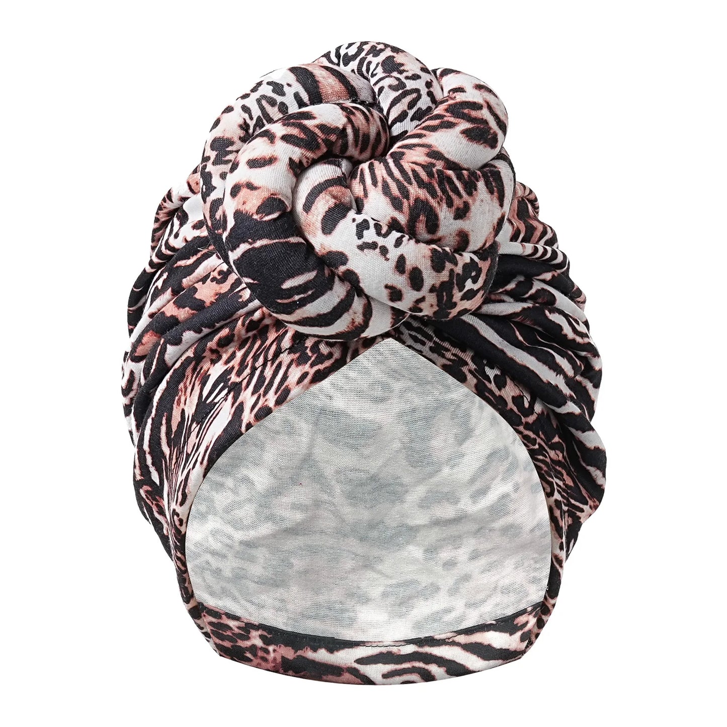 New African Turban for Women Large Flower Stretch Turban Headwrap Beanie Hat Ladies Turbante Mujer Bandanas Chemo Cap Head Cover - NamafadStore