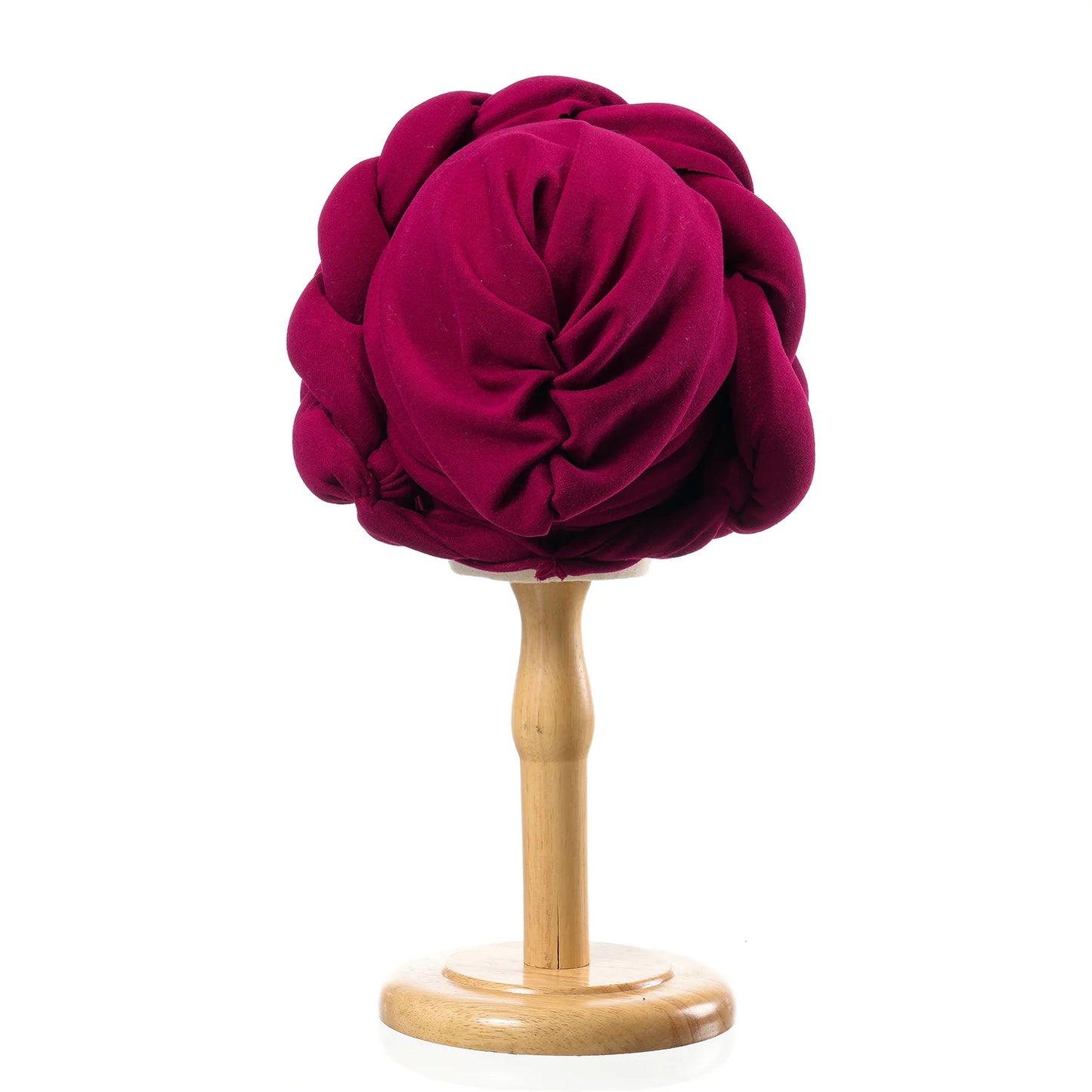 2024 New Exaggerated Braids Turban Cap for Women African Wedding Party Headwear Hats Bonnets Headband Hat Hijab Cap - NamafadStore