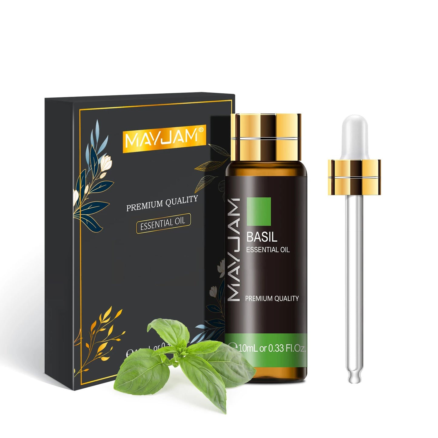 MAYJAM 10ml Pure Essential Oil Lavender Eucalyptus Vanilla Sandalwood Jasmine Bergamot Lemongrass Cinnamon Grapefruit 1pc - NamafadStore