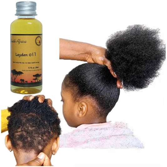 Artisanal African Traditional Layden Nourish Oil 50 ml Locks in Moisture Scalp & Hair Roots Strengthening - NamafadStore