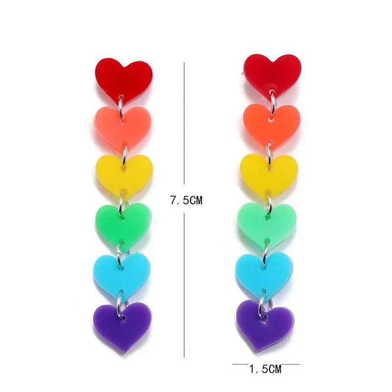 Earrings For Women Girls Hip Hop Cute Exaggeration Special Creativity Jewelry Valentine's Day Teddy Bear Sweet Heart