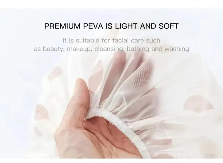 5pcs Waterproof Shower Cap WOMEN'S Household Bathing Anti-oil Smoke Hair Care Shower Cap Dry Hair Cap