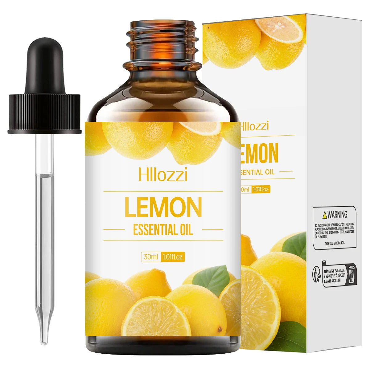 Lemon essential oil for humidifiers, aromatherapy machines, massage, skin care, body care, suitable for all skin types - NamafadStore