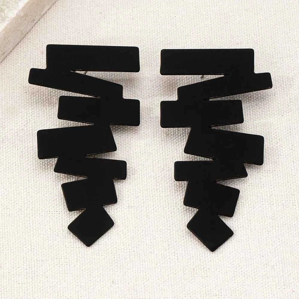 Stud Earrings for Women Personalized Geometric Irregular Ear Accessories Fashion Jewelry Holiday Party Gift OL DE059