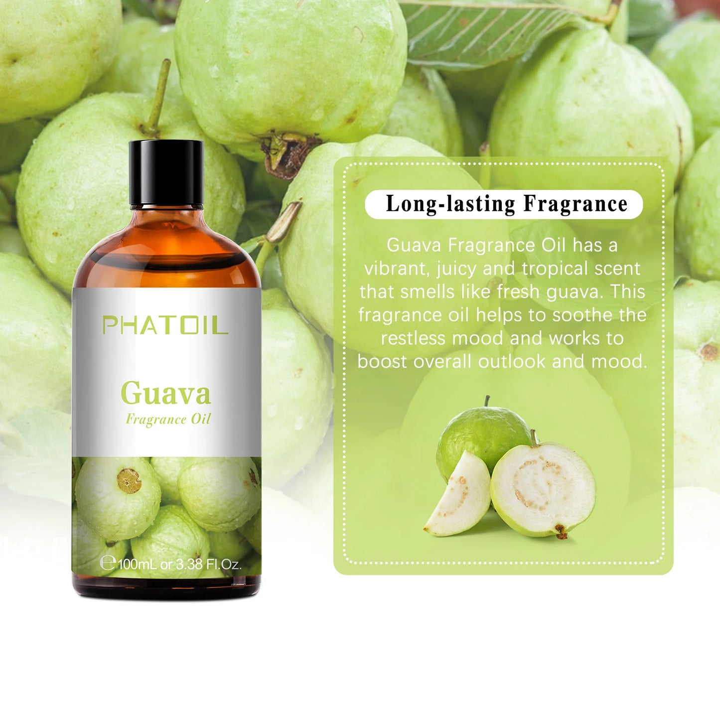 PHATOIL 100ml Aromatherapy Fragrance Oil Coconut & Vanilla Strawberry Cherry Lemon Papaya Aroma Oils For Diffuser Candle Making - NamafadStore