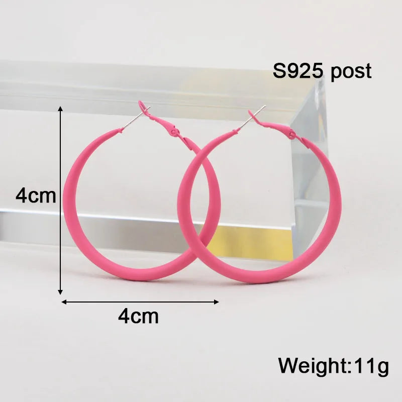 Pink Color Dangle Earrings for Women Korean Fashion Flower Long Hanging Earrings Butterfly Heart Pendants Twist Drop Earrings